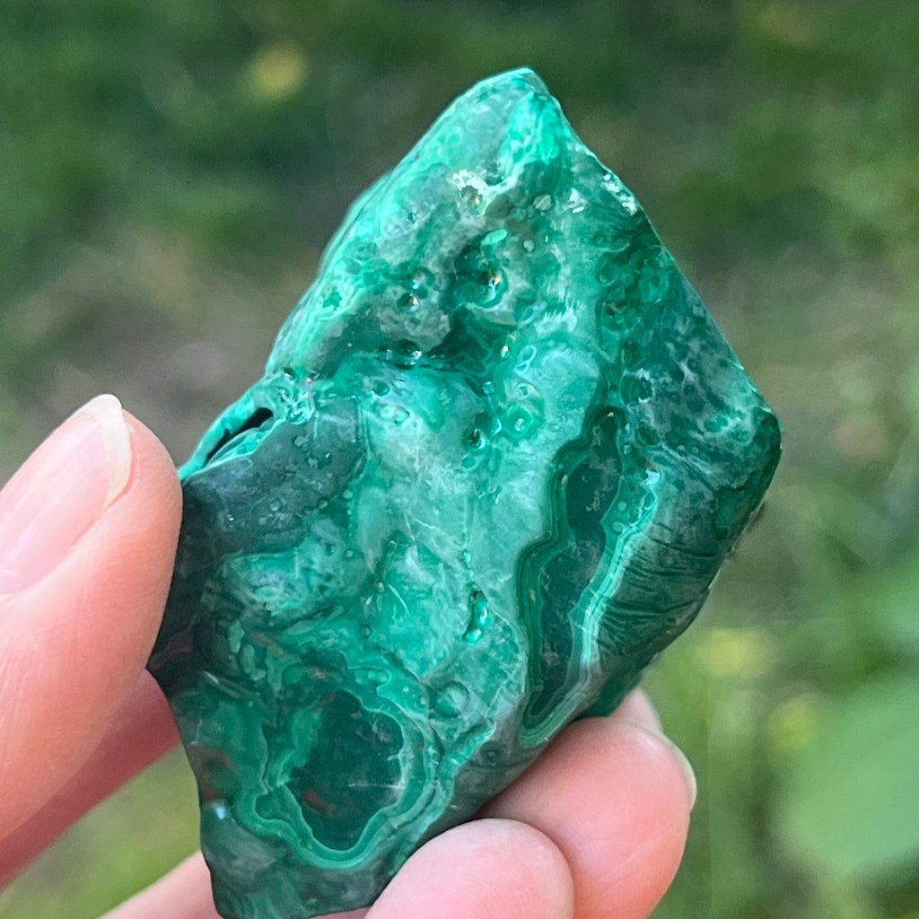 Malachit piatra bruta | Model 8, pietre semipretioase - druzy.ro 5 