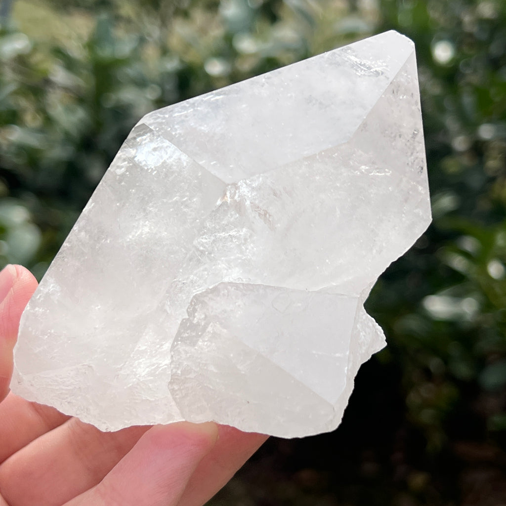 Varf cuart incolor natural, floare de mina L14, pietre semipretioase - druzy.ro 3 