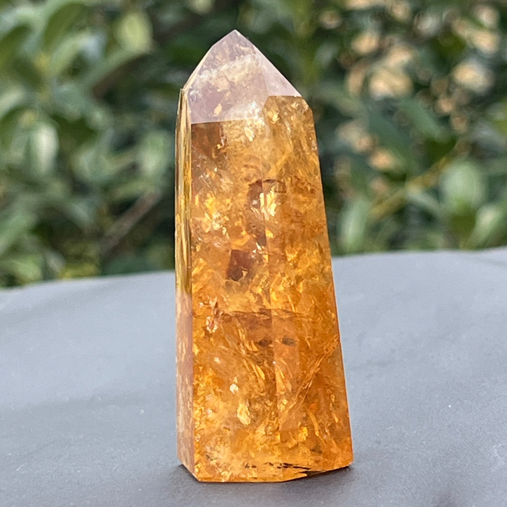 Obelisc citrin Brazilia calitate Extra AAA model 10, pietre semipretioase - druzy.ro 7 