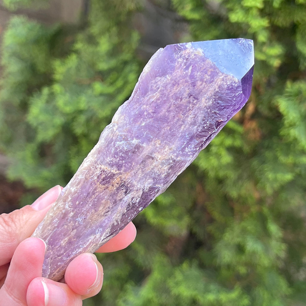 Bagheta / varf ametist Bahia model 6, druzy.ro, pietre semipretioase 7