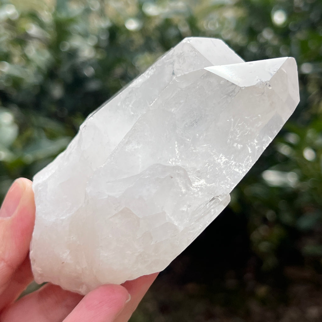 Varf cuart incolor natural, floare de mina L16, pietre semipretioase - druzy.ro 7 