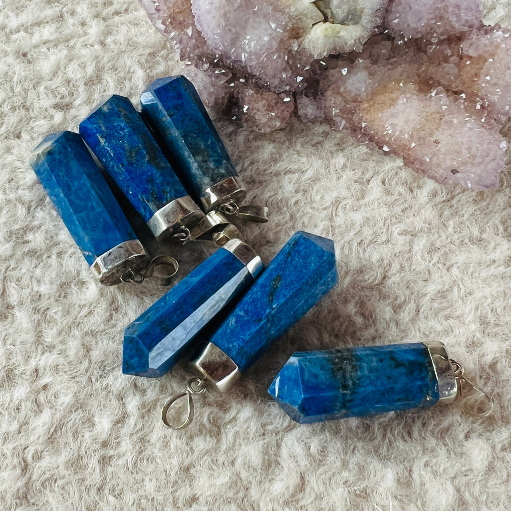 Pandantiv argint lapis lazuli, pietre semipretioase - druzy.ro 3 