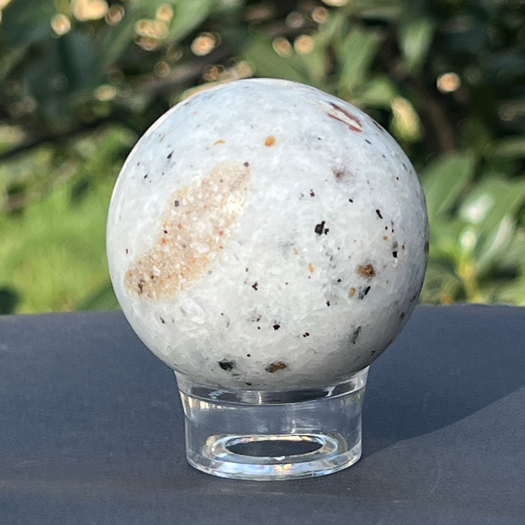 Sfera granat Hessonit model 1, pietre semipretioase - druzy.ro 5 