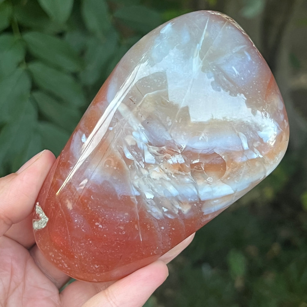 Nodul agat de Botswana, agat river, unicat | Model XL4, pietre semipretioase - druzy.ro 1 