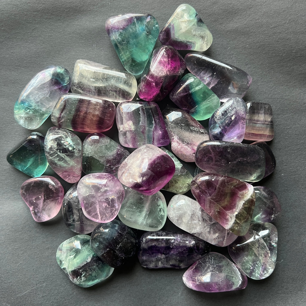 Fluorit piatra rulata mini calitate AAA, pietre semipretioase - druzy.ro 8 