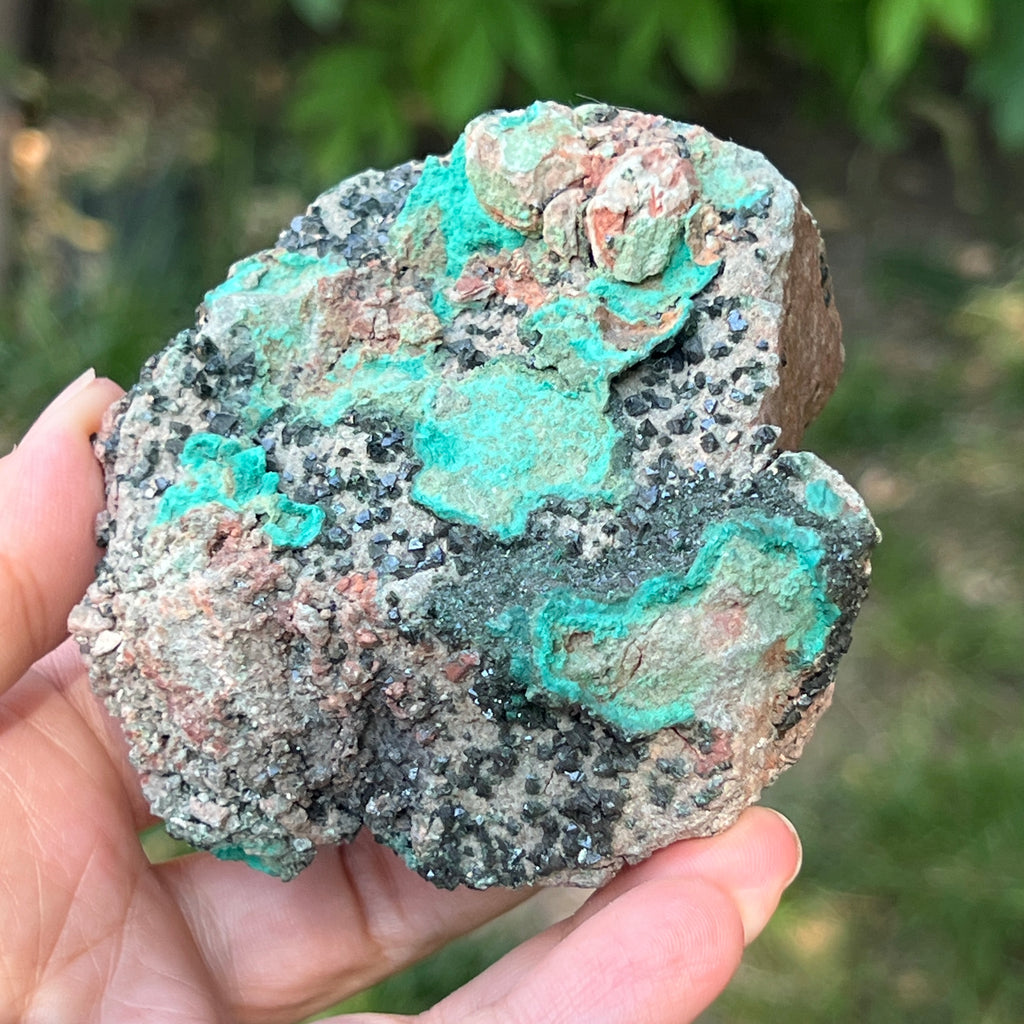 Libethenit floare de mina din Congo model 5, pietre semipretioase - druzy.ro 3 