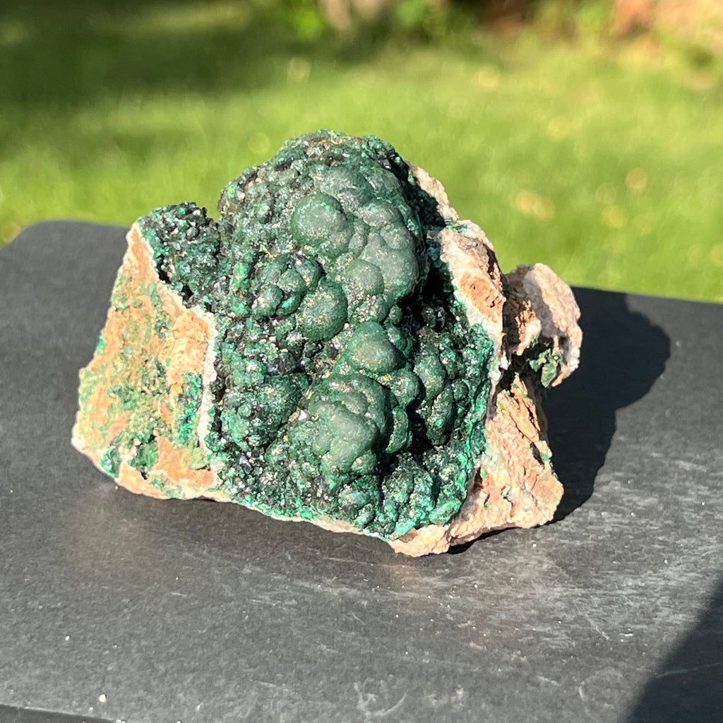 Malachit in matrix cuart si dolomit din Congo model 1, pietre semipretioase - druzy.ro 3