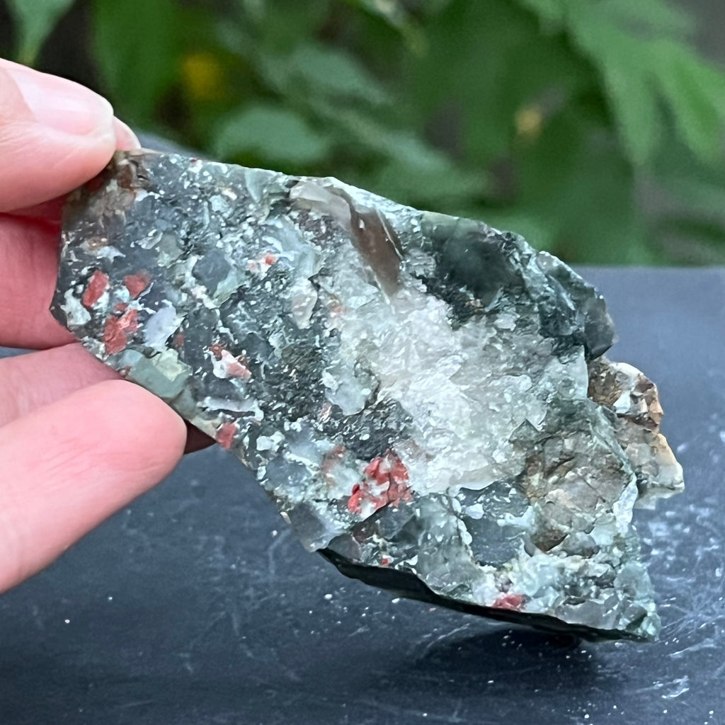 Seftonit piatra sangelui bruta model 6, pietre semipretioase - druzy.ro 1 