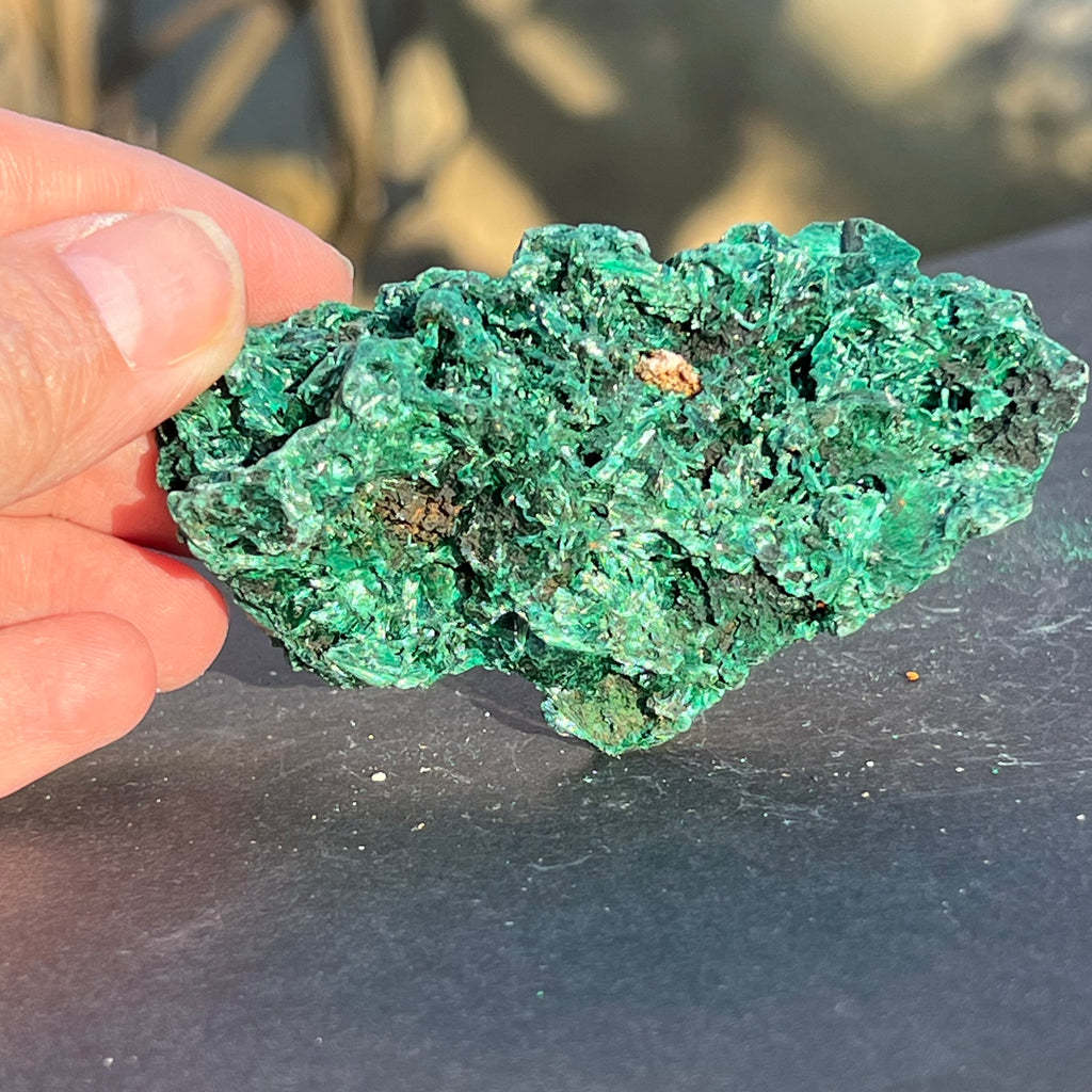 Malachit matasos piatra bruta m18, druzy.ro, cristale 3
