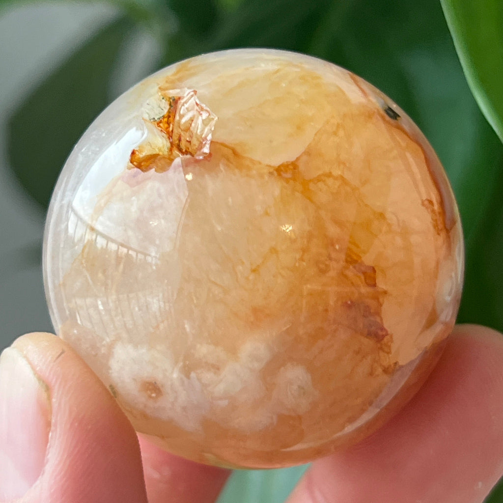 Sfera Agat coral floare din Madagascar model 3, pietre semipretioase - druzy.ro 3 