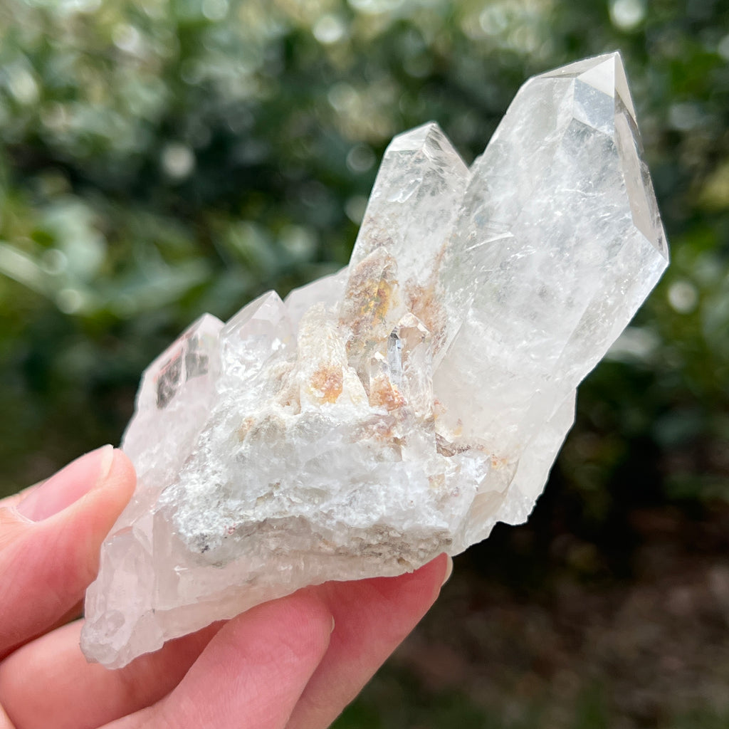 Varf cuart incolor natural, floare de mina L29, pietre semipretioase - druzy.ro 7 
