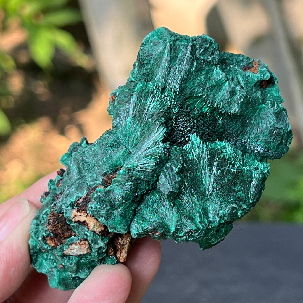 Malachit matasos piatra bruta m17, pietre semipretioase - druzy.ro 7 