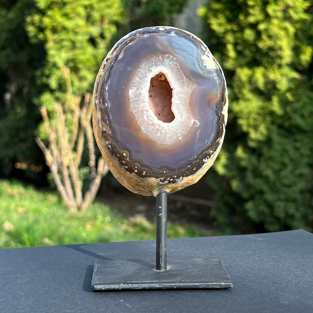 Geoda agat stand model 1, druzy.ro, cristale 1