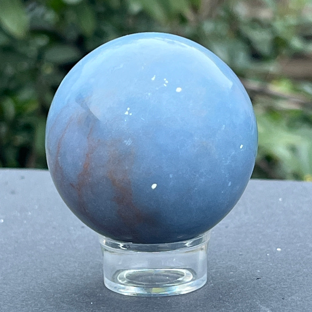 Sfera angelit din Peru model 1, pietre semipretioase - druzy.ro 3 