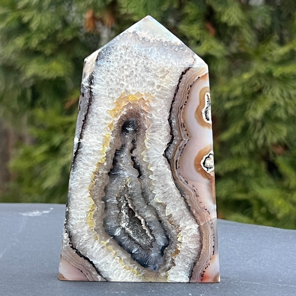 Obelisc druzy onix model 3, pietre semipretioase - druzy.ro 4 