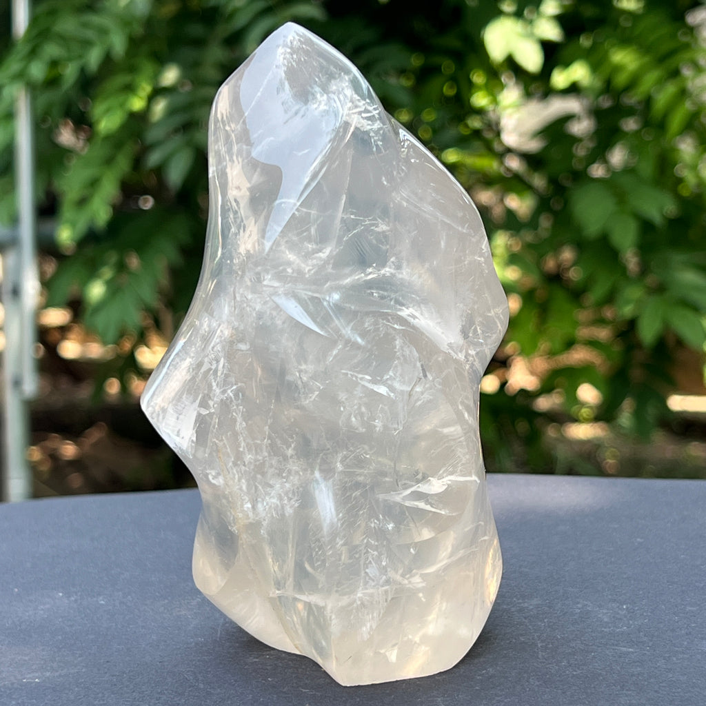 Sculptura girasol forma flacara m1, pietre semipretioase - druzy.ro 7 