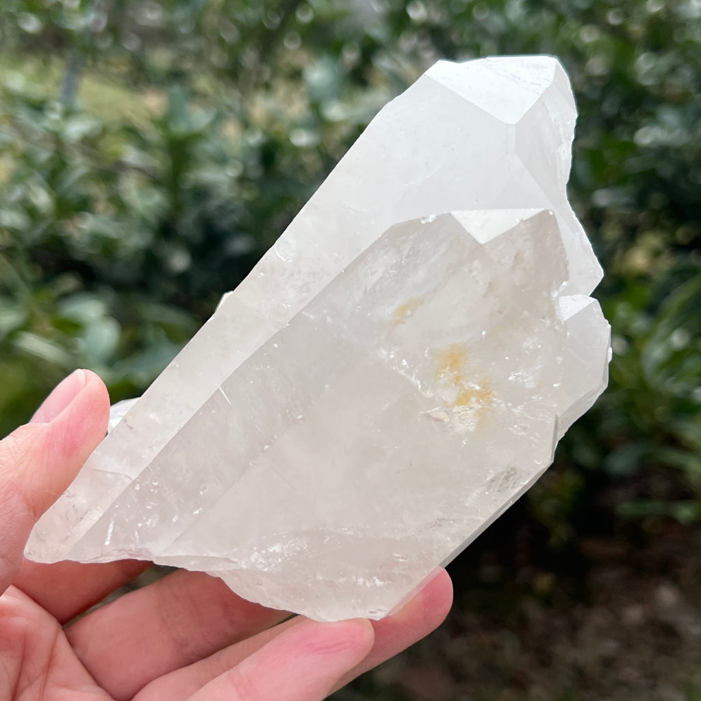 Varf cuart incolor natural, floare de mina L7, pietre semipretioase - druzy.ro 10 