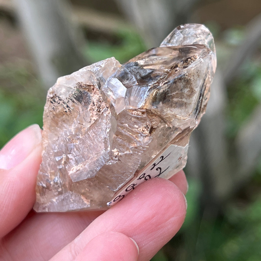 Cuart fumuriu generator/varf mina Brandberg | Model L8, pietre semipretioase - druzy.ro 3 