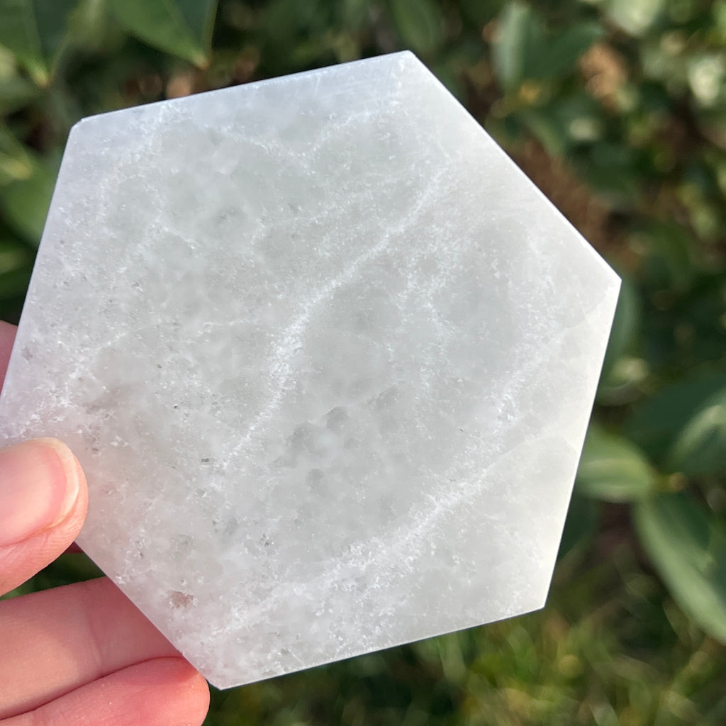 Selenit forma hexagon, pietre semipretioase - druzy.ro 3 