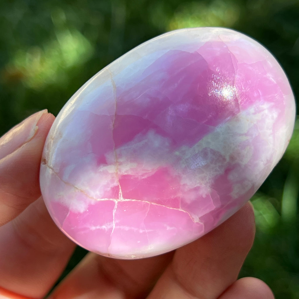Palmstone Aragonit roz Pakistan model 9, druzy.ro, pietre semipretioase 1