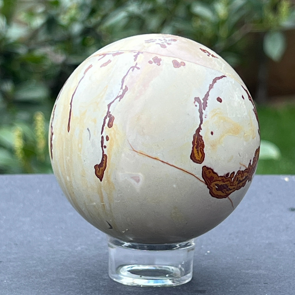 Sfera jasp landscape model 2, pietre semipretioase - druzy.ro 6 