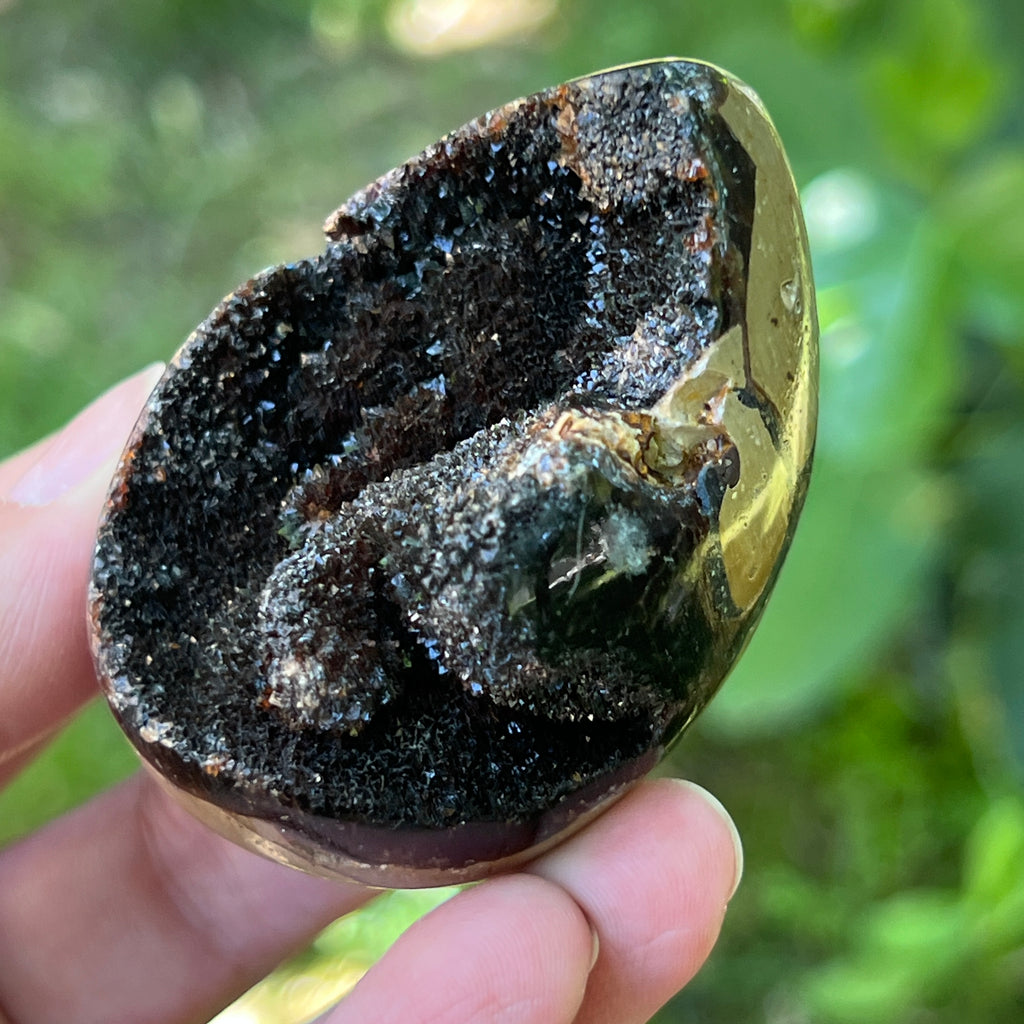Ou Septaria din Madagascar mini, piatra dragonului, model 15, pietre semipretioase - druzy.ro 5 