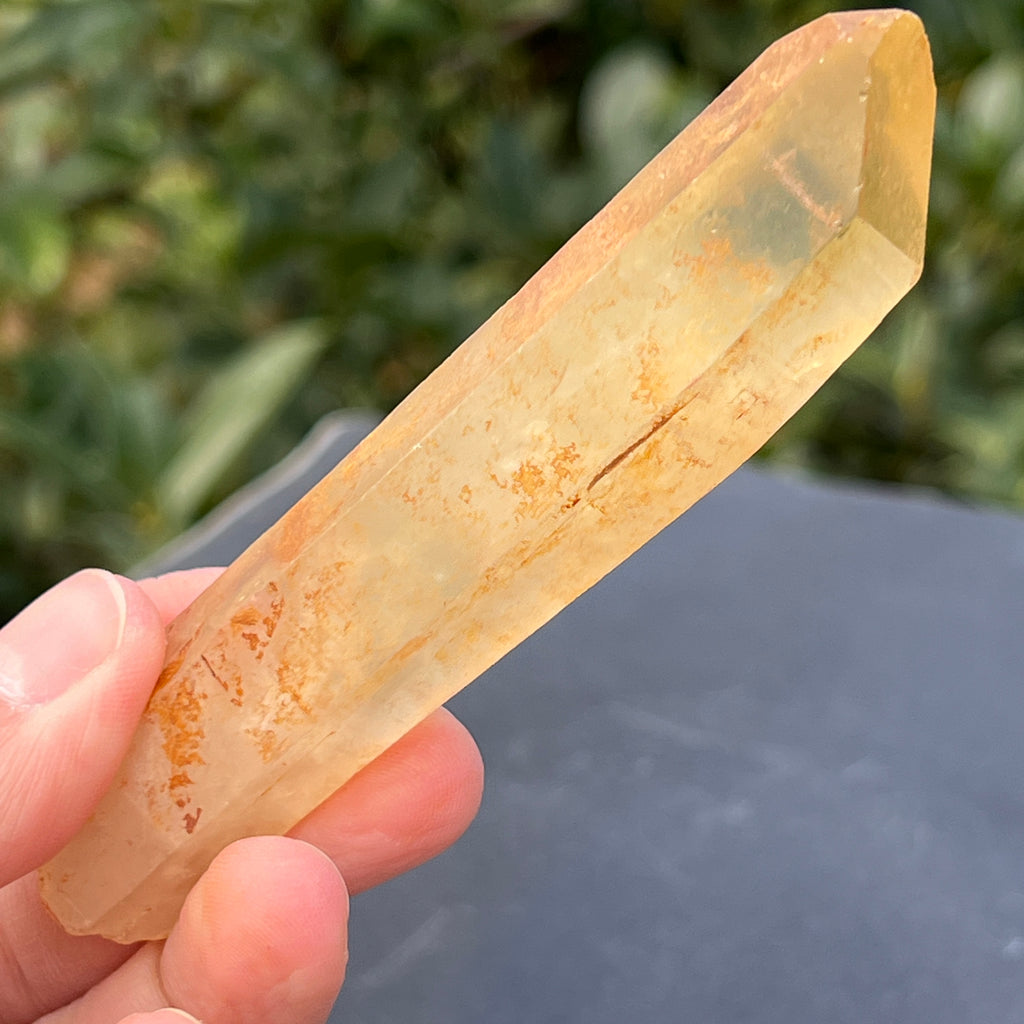 Varf citrin mina Luena, Congo model 6, pietre semipretioase - druzy.ro 7 