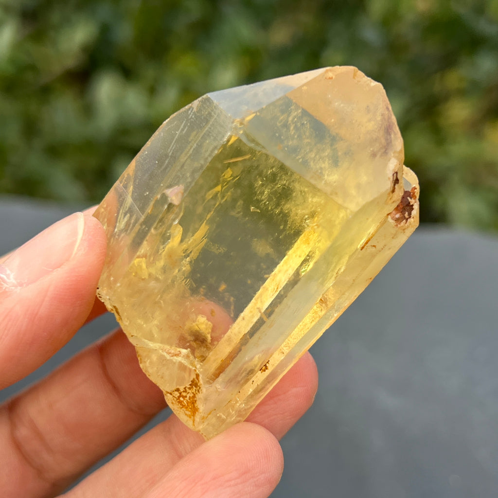 Varf citrin mina Luena, Congo model 20, pietre semipretioase - druzy.ro 4 