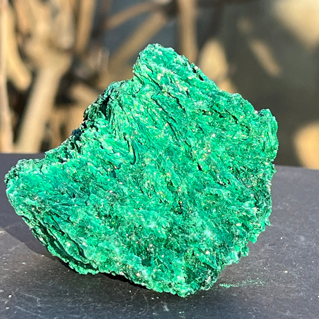 Malachit matasos piatra bruta m15, druzy.ro, cristale 1