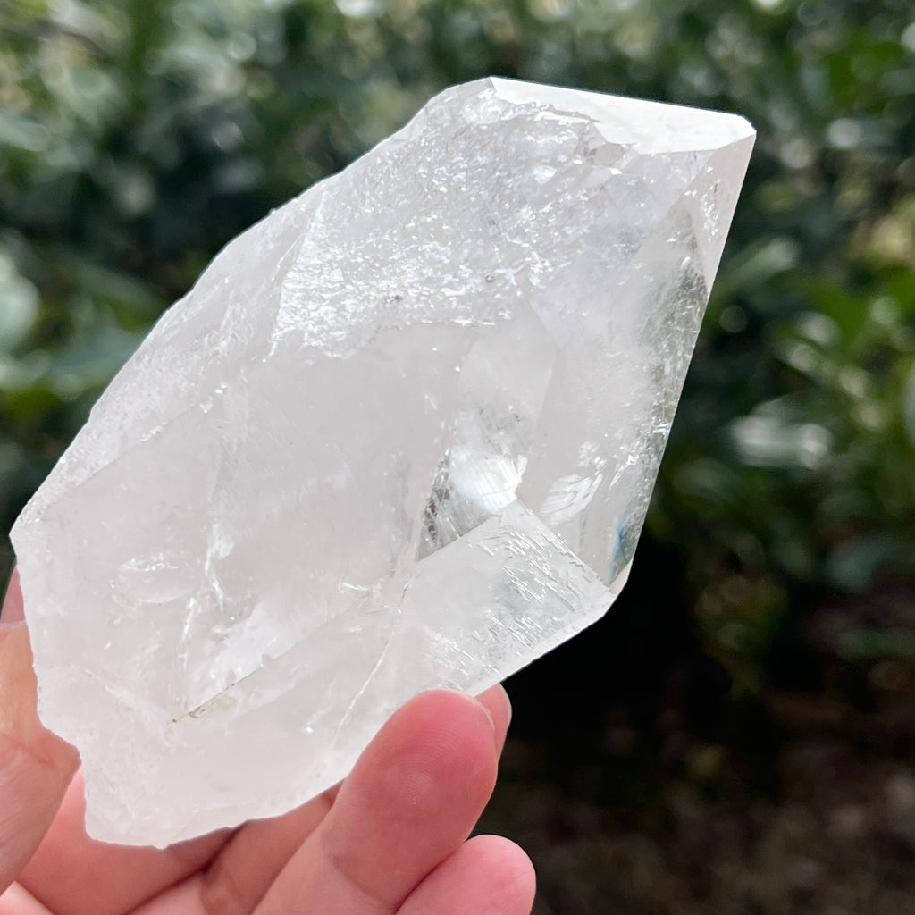 Varf cuart incolor natural, floare de mina L14, pietre semipretioase - druzy.ro 6 