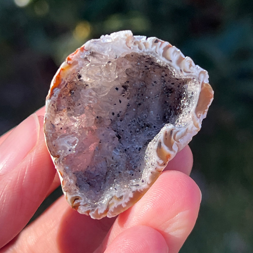 Cluster Agat FEATHER m1, agat cu cuart, pietre semipretioase - druzy.ro 1 