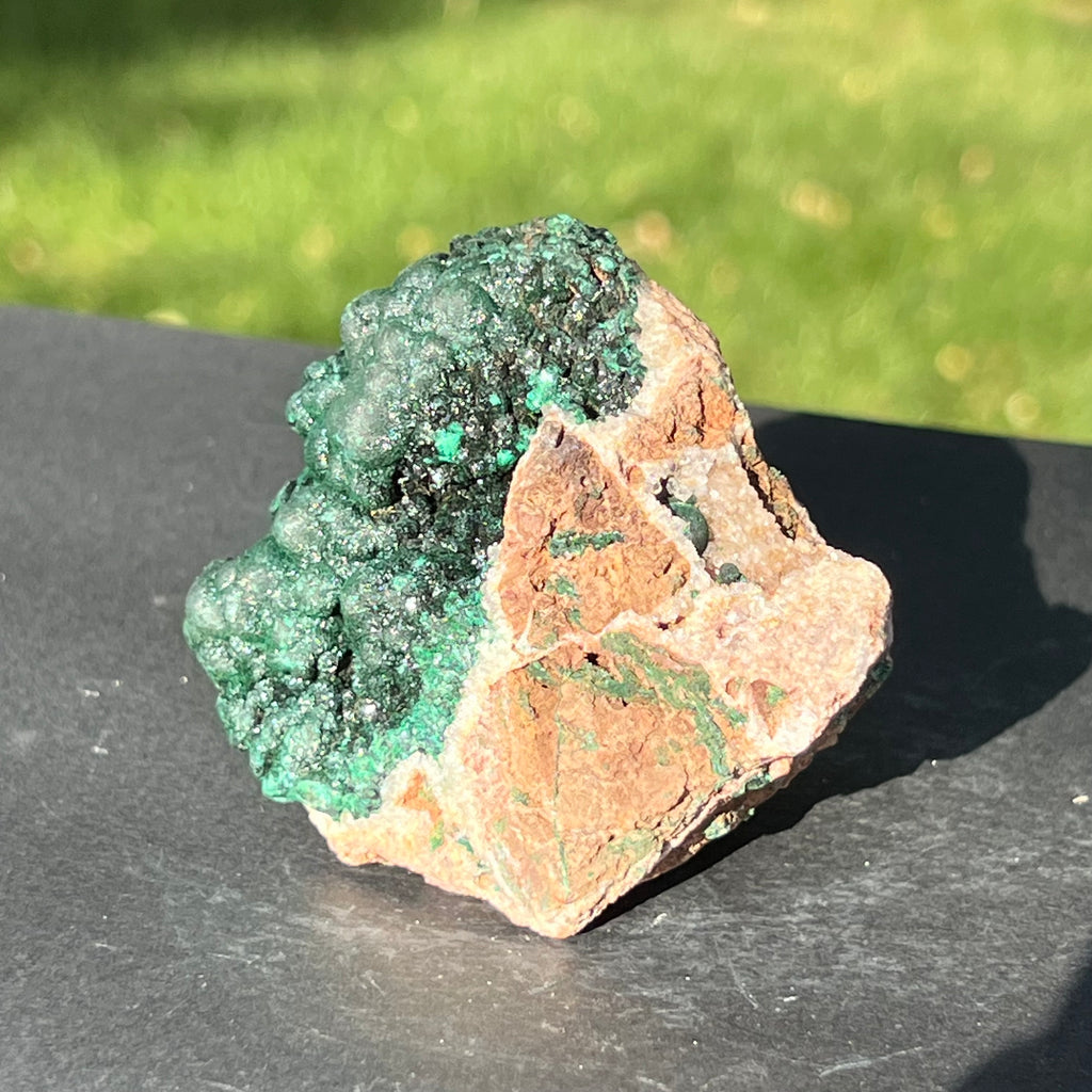 Malachit in matrix cuart si dolomit din Congo model 1, pietre semipretioase - druzy.ro 4