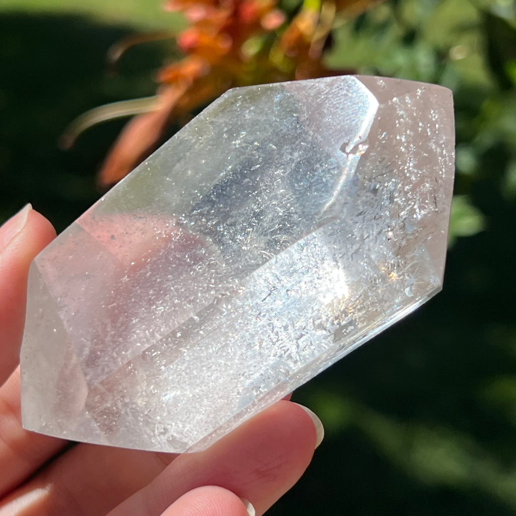 Dublu varf cuart incolor / cristal de stanca din Madagascar model mg5, pietre semipretioase - druzy.ro 6