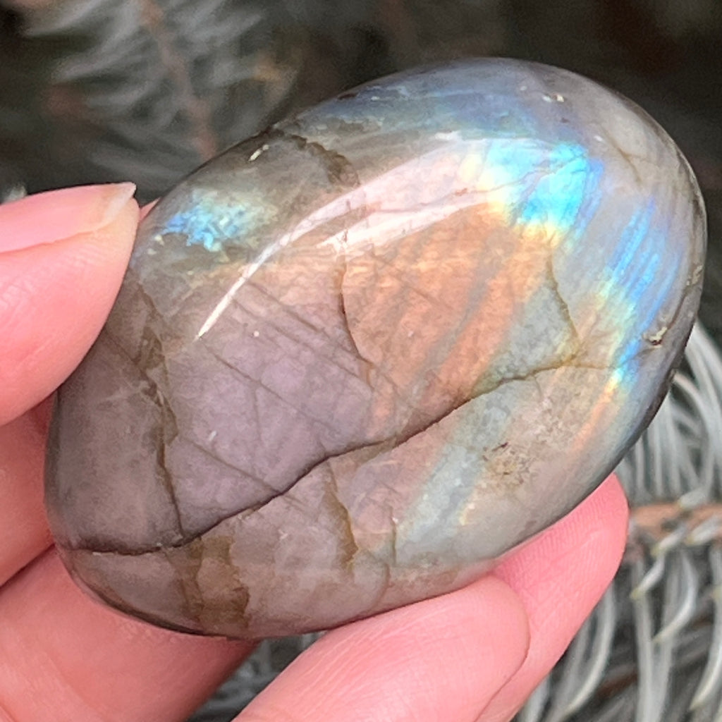 Labradorit palm stone m6, pietre semipretioase - druzy.ro 11 
