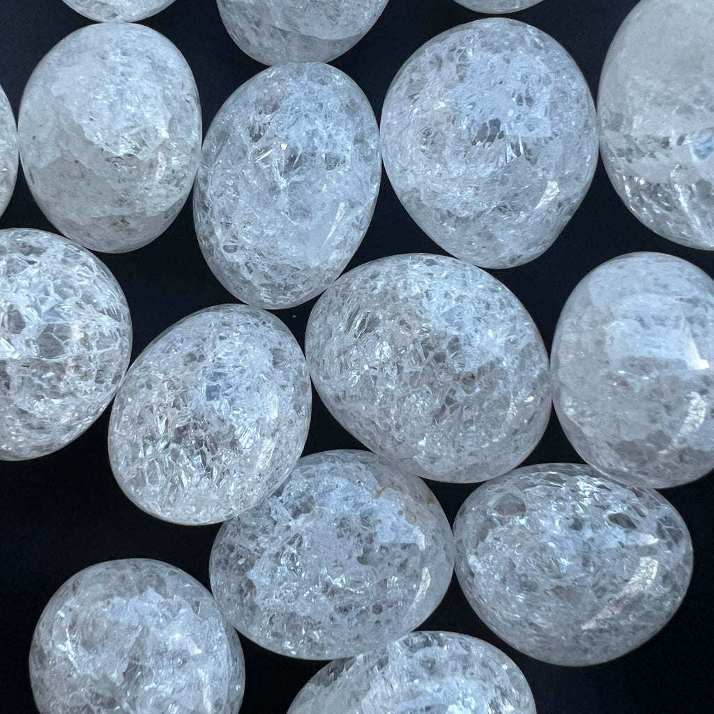 Cuart cracked piatra rulata, pietre semipretioase - druzy.ro 2 