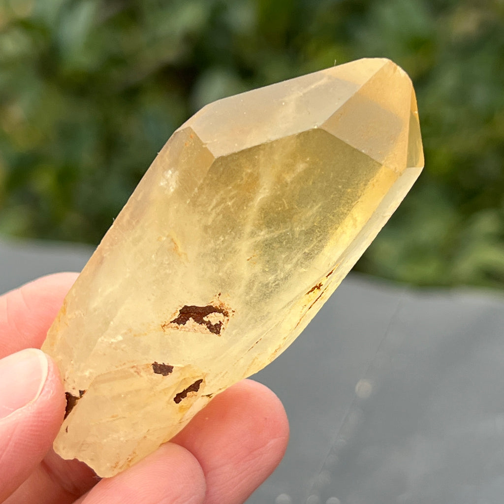 Varf citrin mina Luena, Congo model 28, pietre semipretioase - druzy.ro 3 