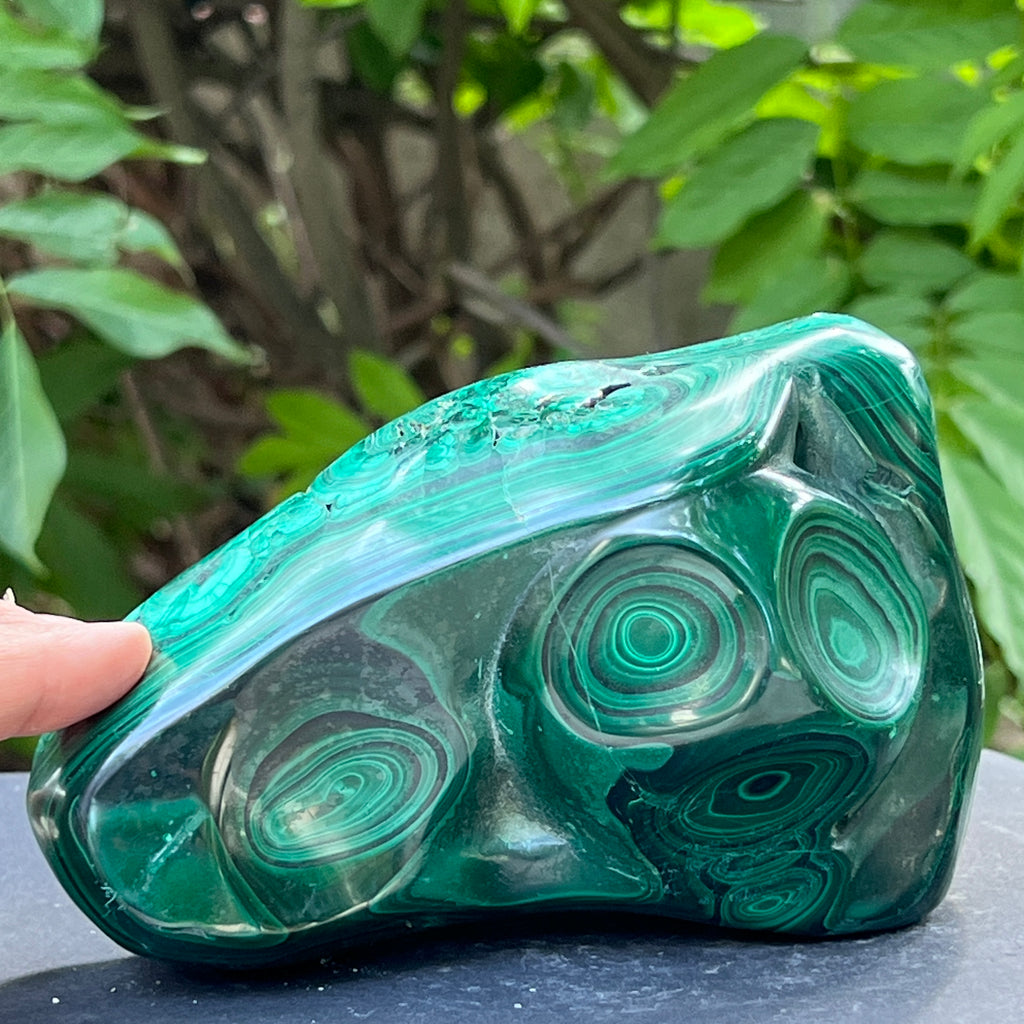 Malachit rulat m4, pietre semipretioase - druzy.ro 9 