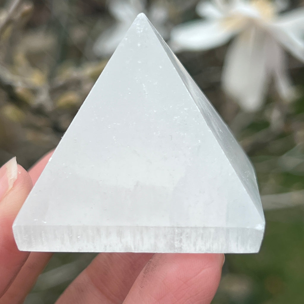 Piramida selenit 4.5 cm, pietre semipretioase - druzy.ro 6 