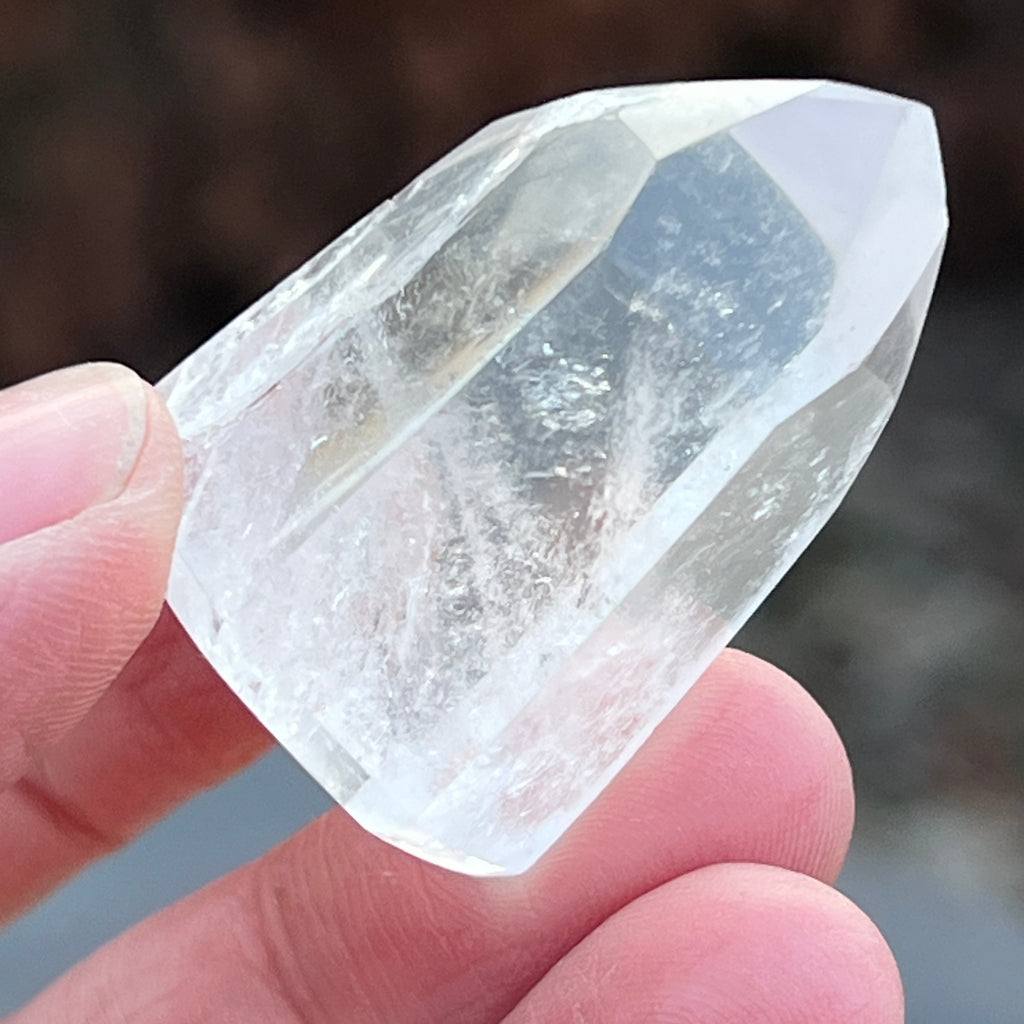 Generator/ varf cuart de stanca cristal incolor ICY 55, pietre semipretioase - druzy.ro 2 