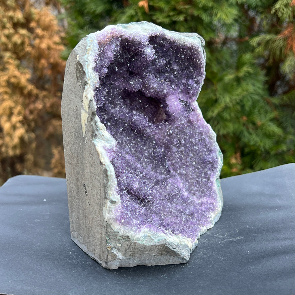 Geoda ametist Uruguay model 43, pietre semipretioase - druzy.ro 2 