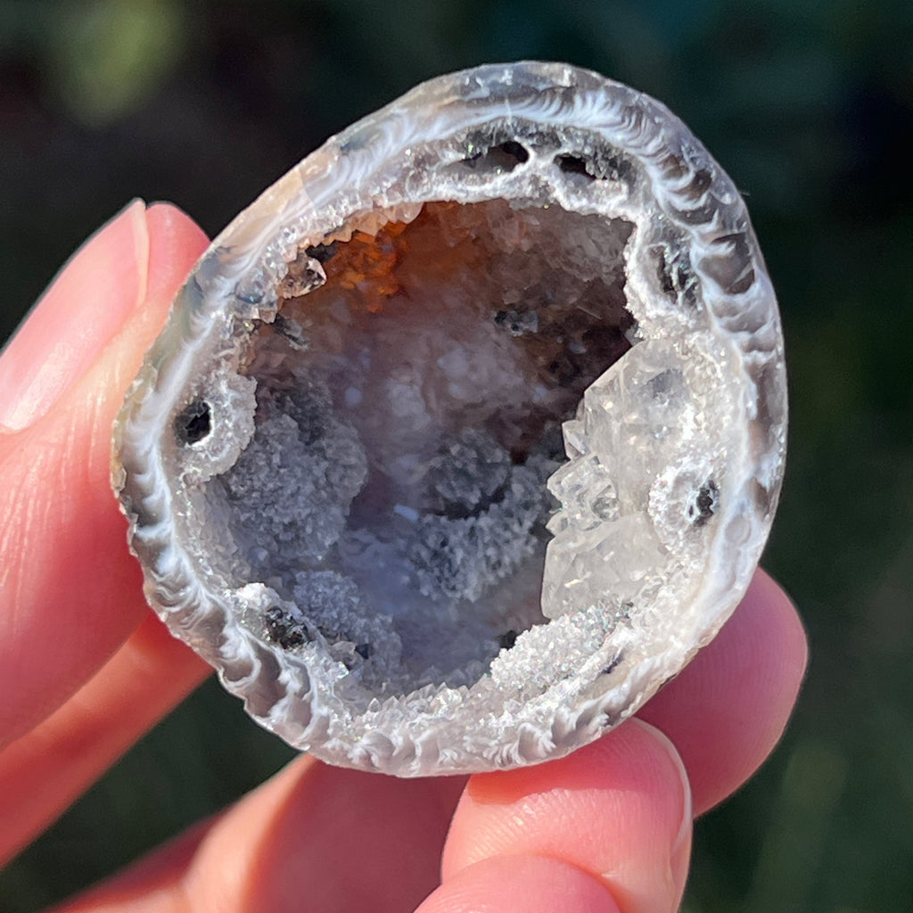 Cluster Agat FEATHER m7, agat cu cuart, pietre semipretioase - druzy.ro 1 