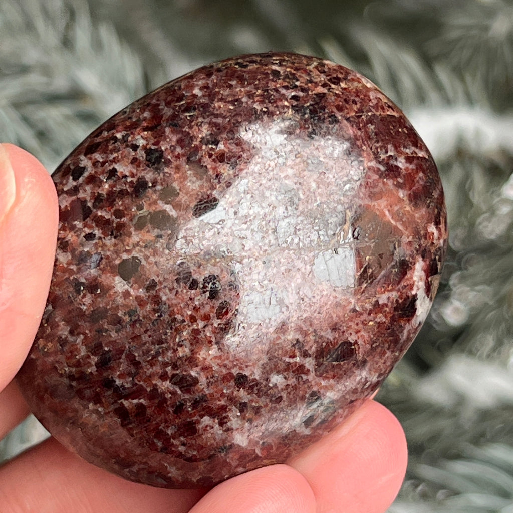 Granat palmstone model 9, pietre semipretioase - druzy.ro 5 