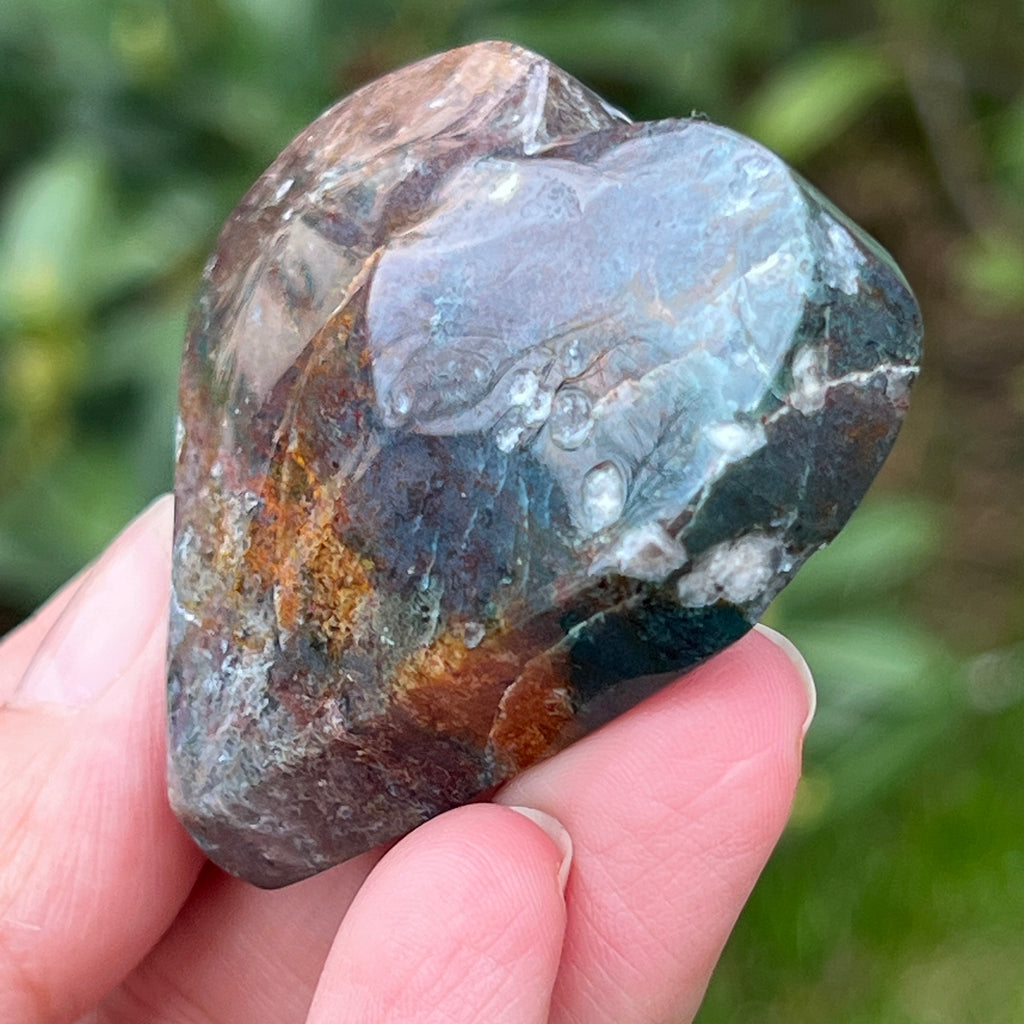 Inima agat muschi model 3, pietre semipretioase - druzy.ro 7 