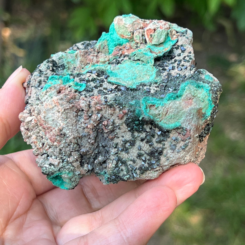 Libethenit floare de mina din Congo model 5, pietre semipretioase - druzy.ro 7 