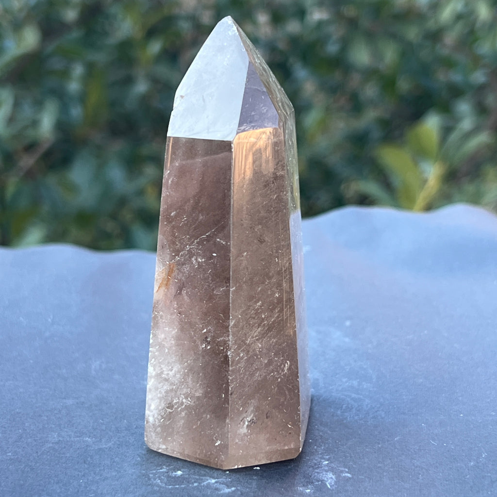 Obelisc cuart fumuriu model 42, pietre semipretioase - druzy.ro 5 
