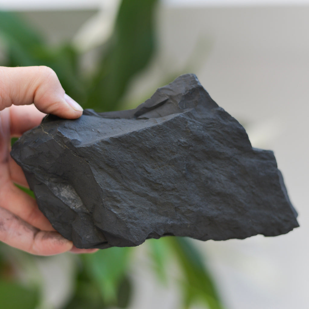 Shungit piatra bruta XXL model 8, pietre semipretioase - druzy.ro 2 