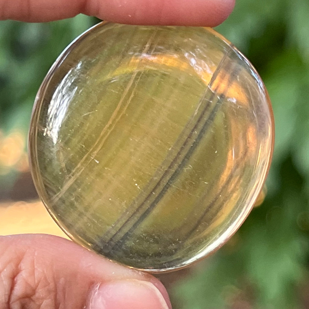 Fluorit galben palmstone 4-5 cm, druzy.ro, pietre semipretioase 1