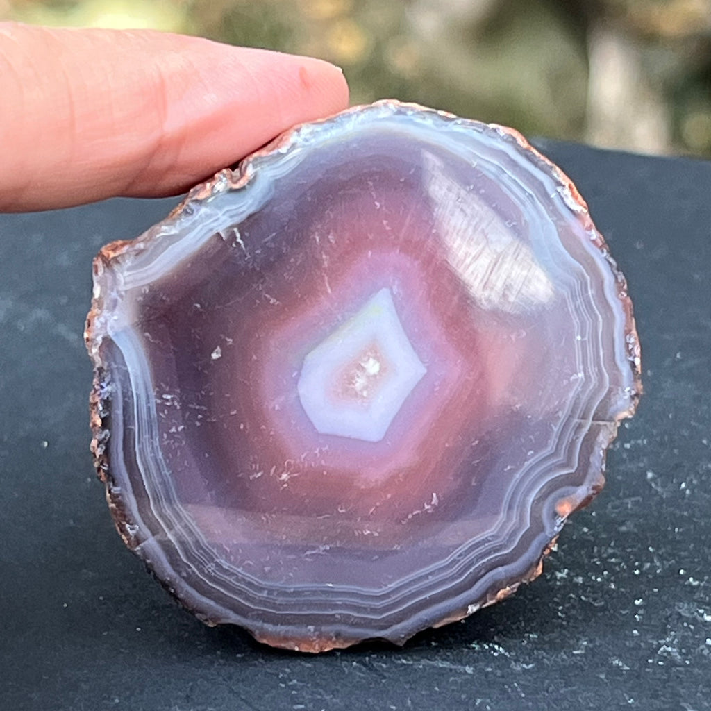 Agat de Botswana, nodul agat river model 10, druzy.ro, cristale 1