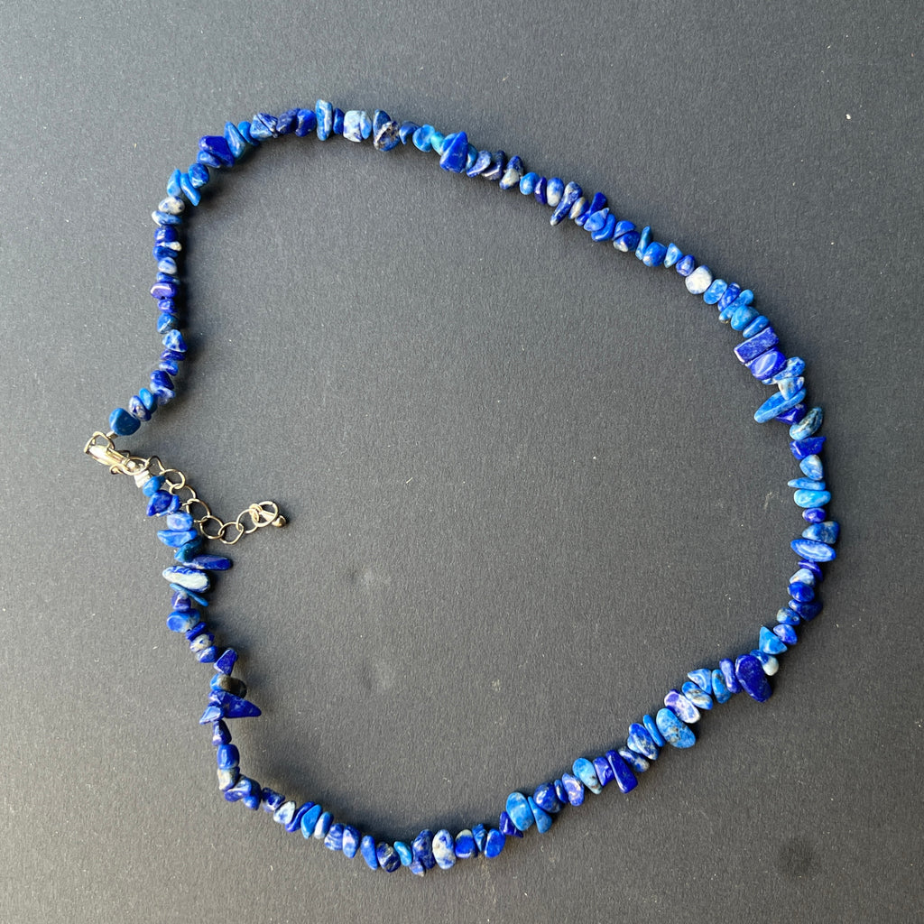Colier chipsuri lapis lazuli, pietre semipretioase - druzy.ro 2 