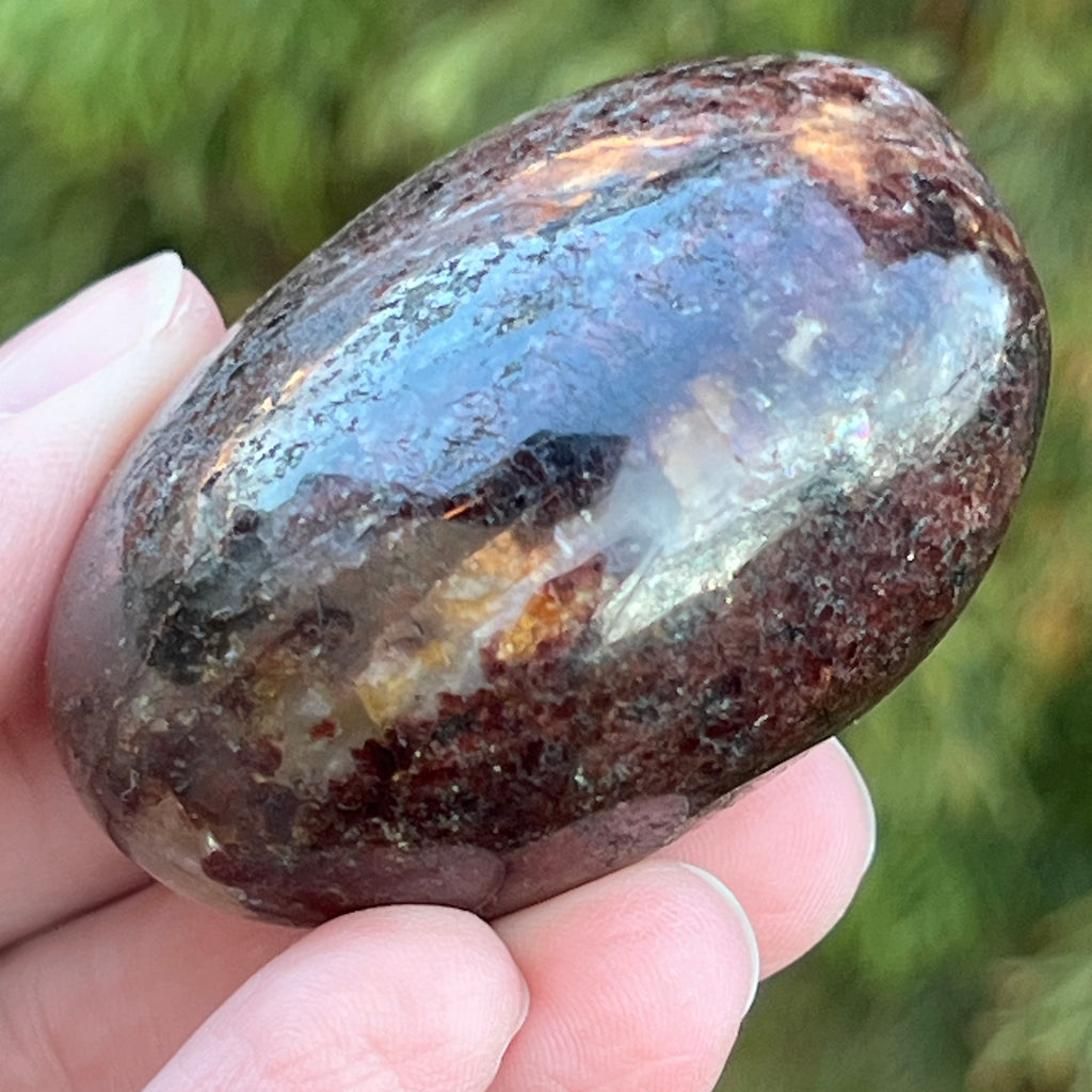 Granat palmstone model 7, pietre semipretioase - druzy.ro 5 